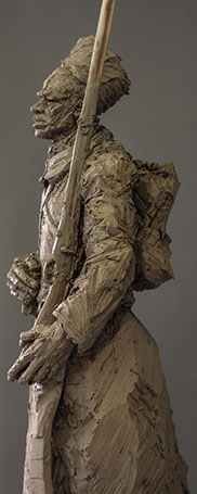 Crocodile, Sculpture en métal par Thomas Waroquier steel 